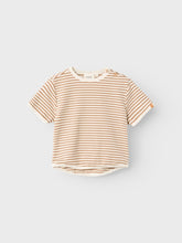 Lil 'Atelier - Geo Fon Kortærmet Loose Top - Tigers Eye